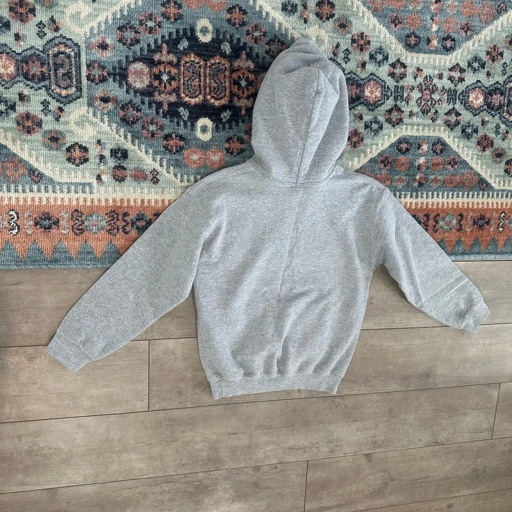Catholic University Youth Graphic Hoodie Sweatshirt Size Small Gray